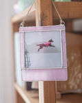 Valokuvakehys 10x10 cm - Vaaleanpunainen